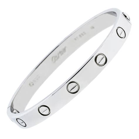 cartier love bracelet platinum diamond.